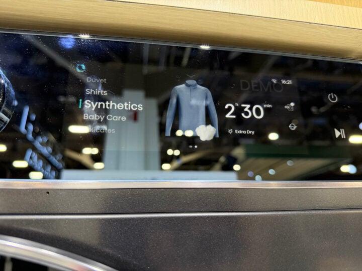 Hisense CES 2026 washing machine synthetics setting