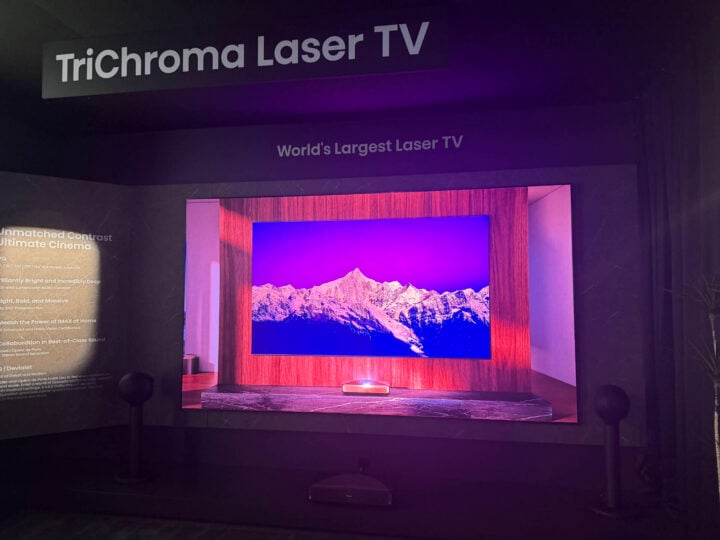 Hisense PX4-Pro Laser TV at CES 2026