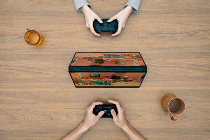 ROG Zephyrus Duo A-frame gaming