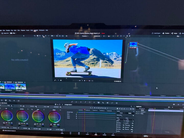 Video editing on an Intel Panther Lake system