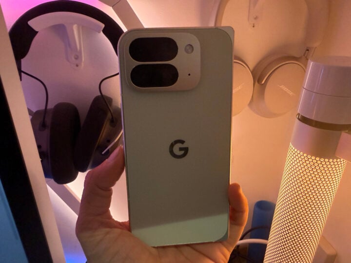 Google Pixel 10 Pro Fold rear in hand