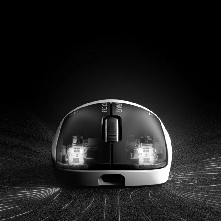 Logitech G Pro X2 Superstrike Lightspeed mouse internal graphic