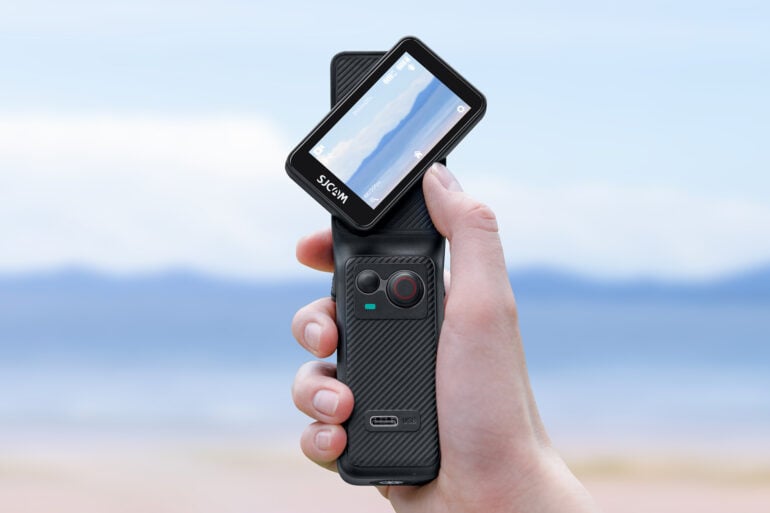 SJCAM C400 3-in-1 handheld action cam a scroll stopper