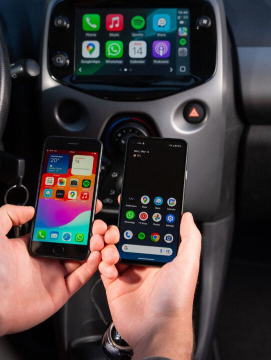 AAWireless Android phone and iPhone