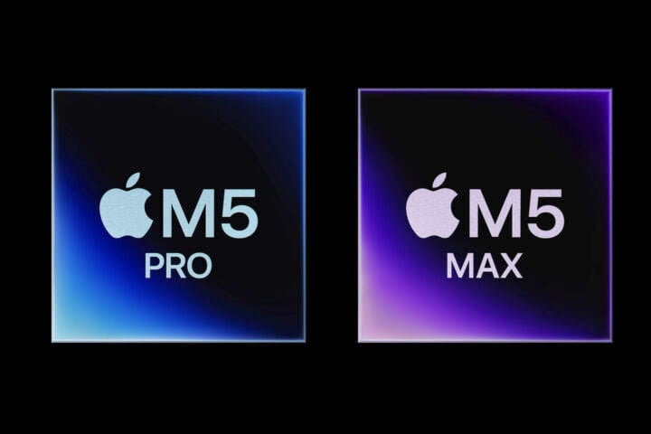 Apple M5 Pro M5 Max logos