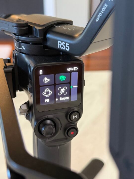 Balance indicator on tracking module