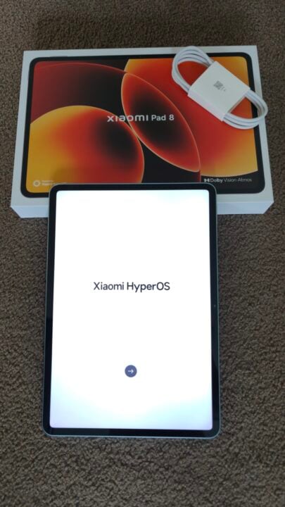 Xiaomi Pad 8 box contents
