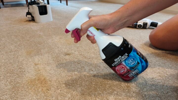 Shark StainForce spray bottle