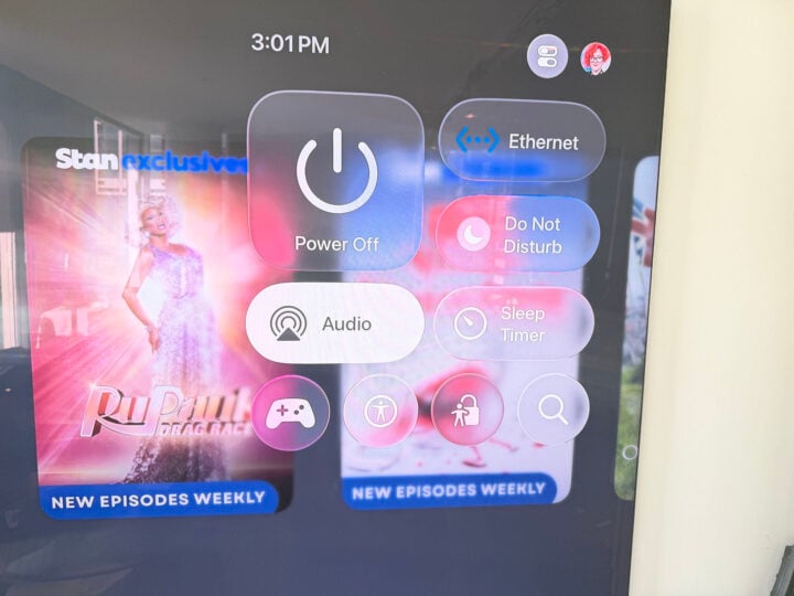 Apple TV audio settings