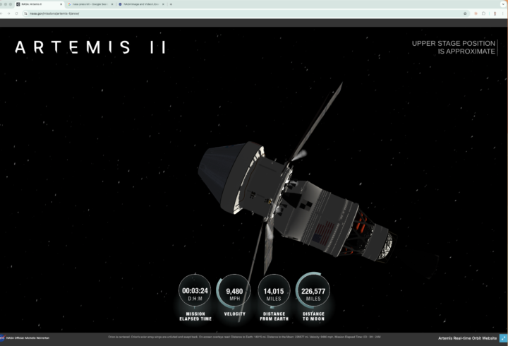Atremis II AROW tracker interface