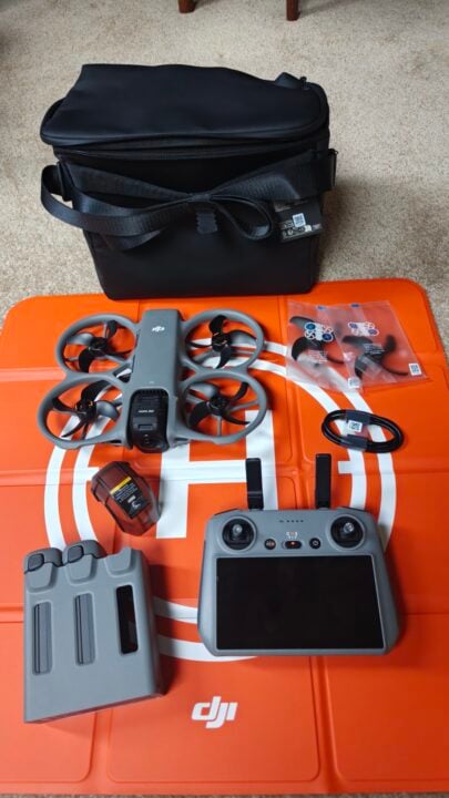 DJI Avata 360 Fly More box contents