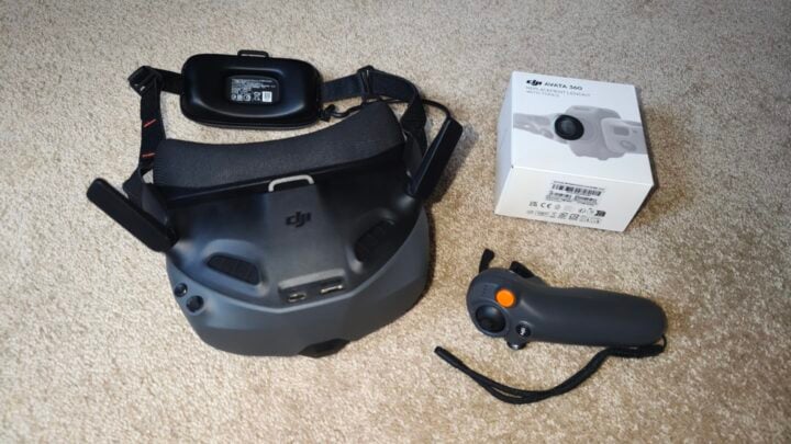Optional DJI Goggles and spare lens kit