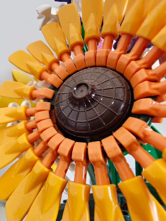 Lego flower macro photo