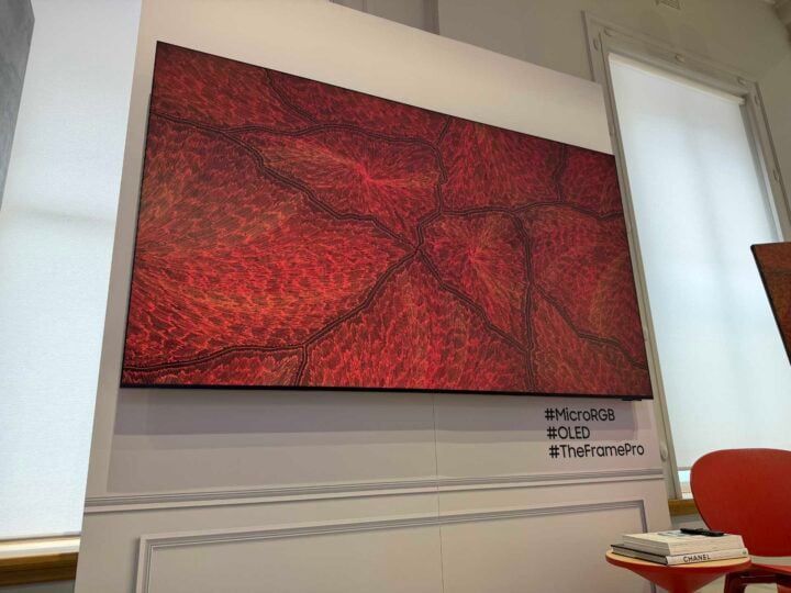 Samsung Micro RGB MR95F Sarrita King art