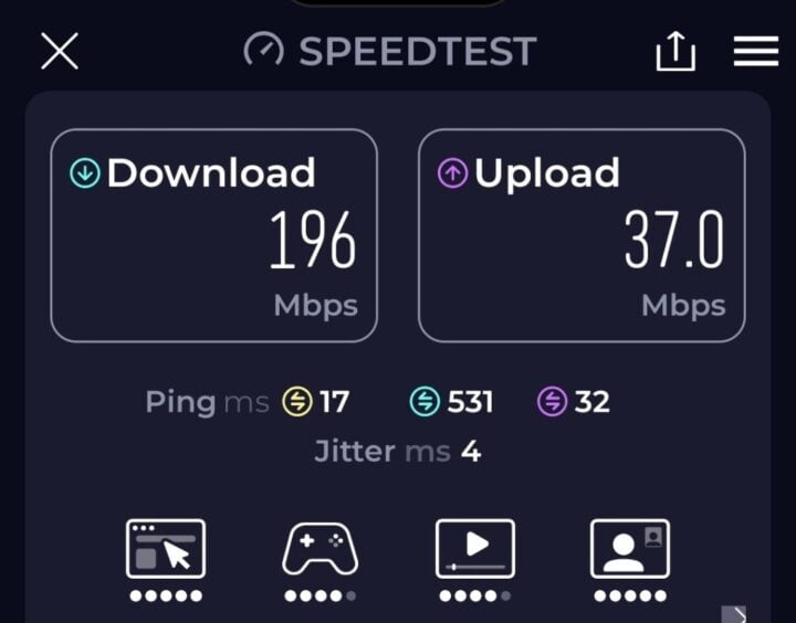 eero Outdoor 7 speedtest
