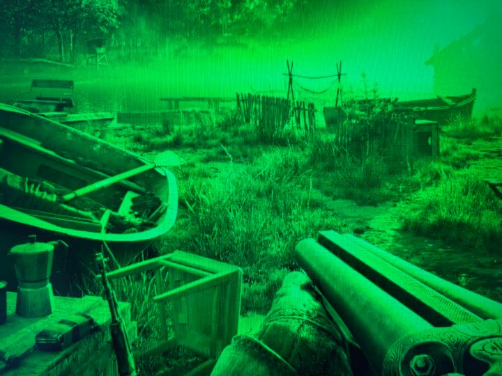 green night vision mode