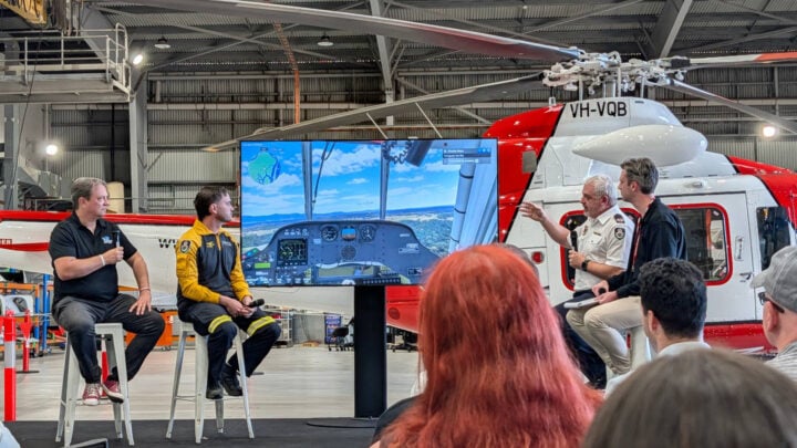 Jayson McKellar AFSM discussing Microsoft Flight Simulator