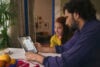 Family using parental controls on iPad