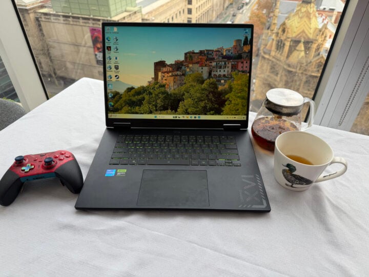 Gigabyte Gaming A16 laptop desktop view