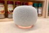 Google Home Speaker on kitchen bench