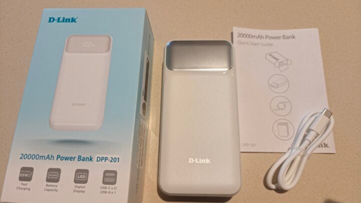 D-Link DPP-201 box contents