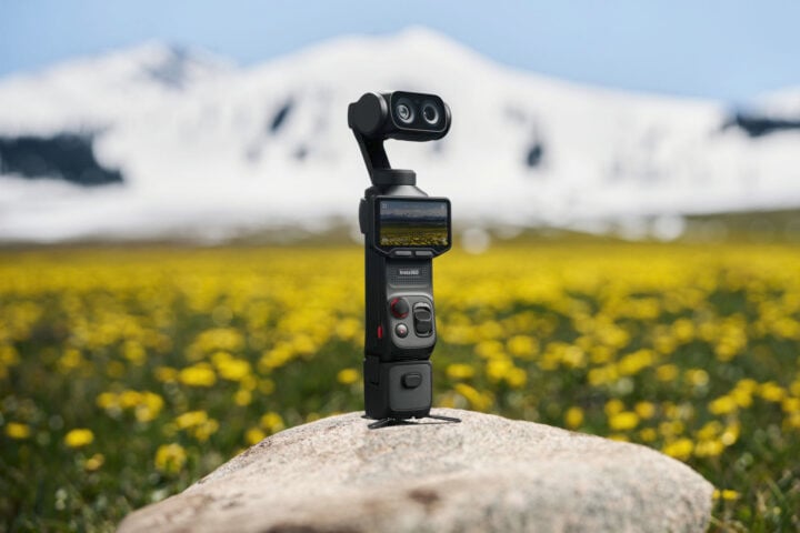 Insta360 Luna Ultra camera outdoors