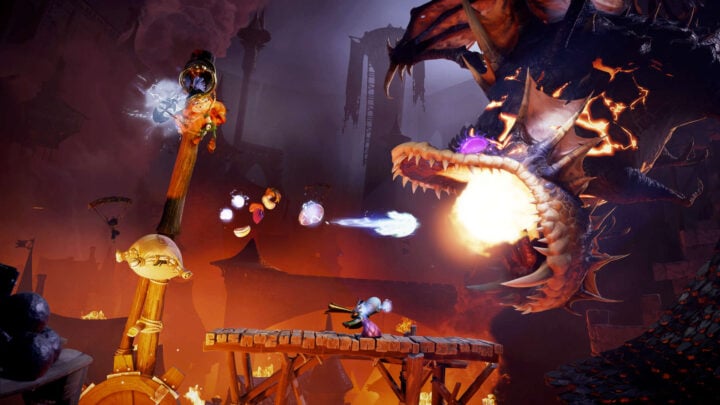 Rayman Legends Retold screenshot lava level