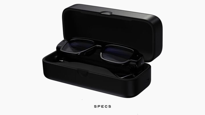 Specs in charging case