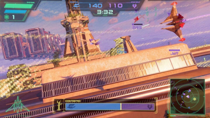 Star Fox screenshot multiplayer Corneria
