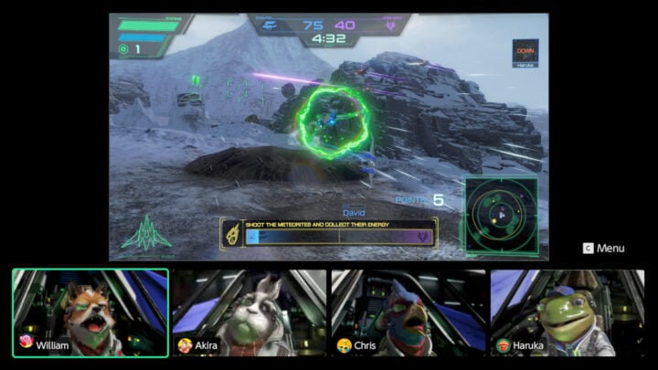 Star Fox screenshot multiplayer GameChat