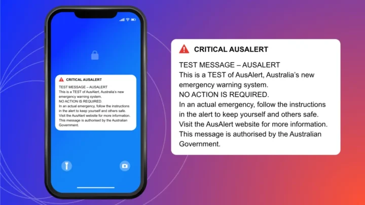 Critical Test Alert example