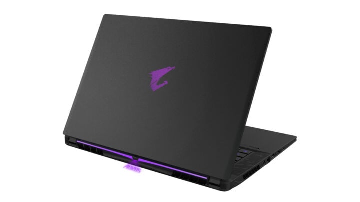 Gigabyte AORUS MASTER laptop rear view
