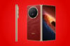 Honor Magic V6 angles red background