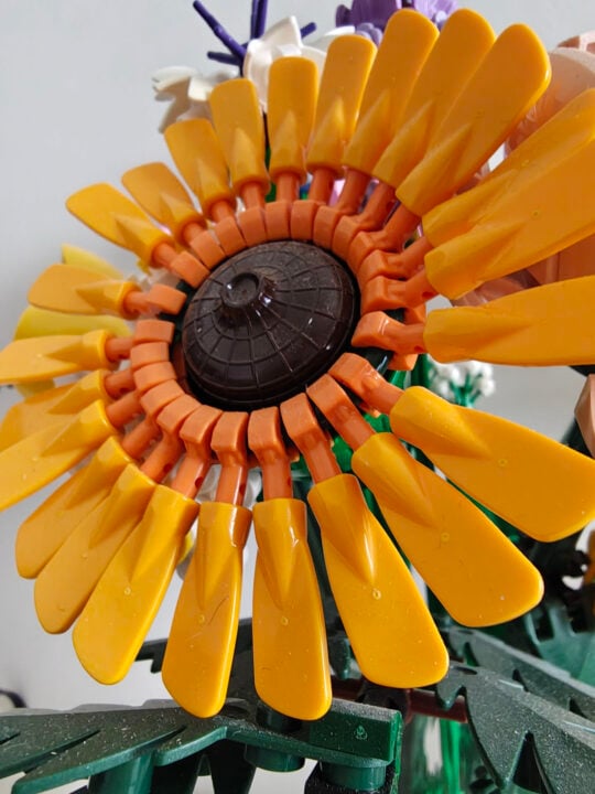 Lego flower macro photo