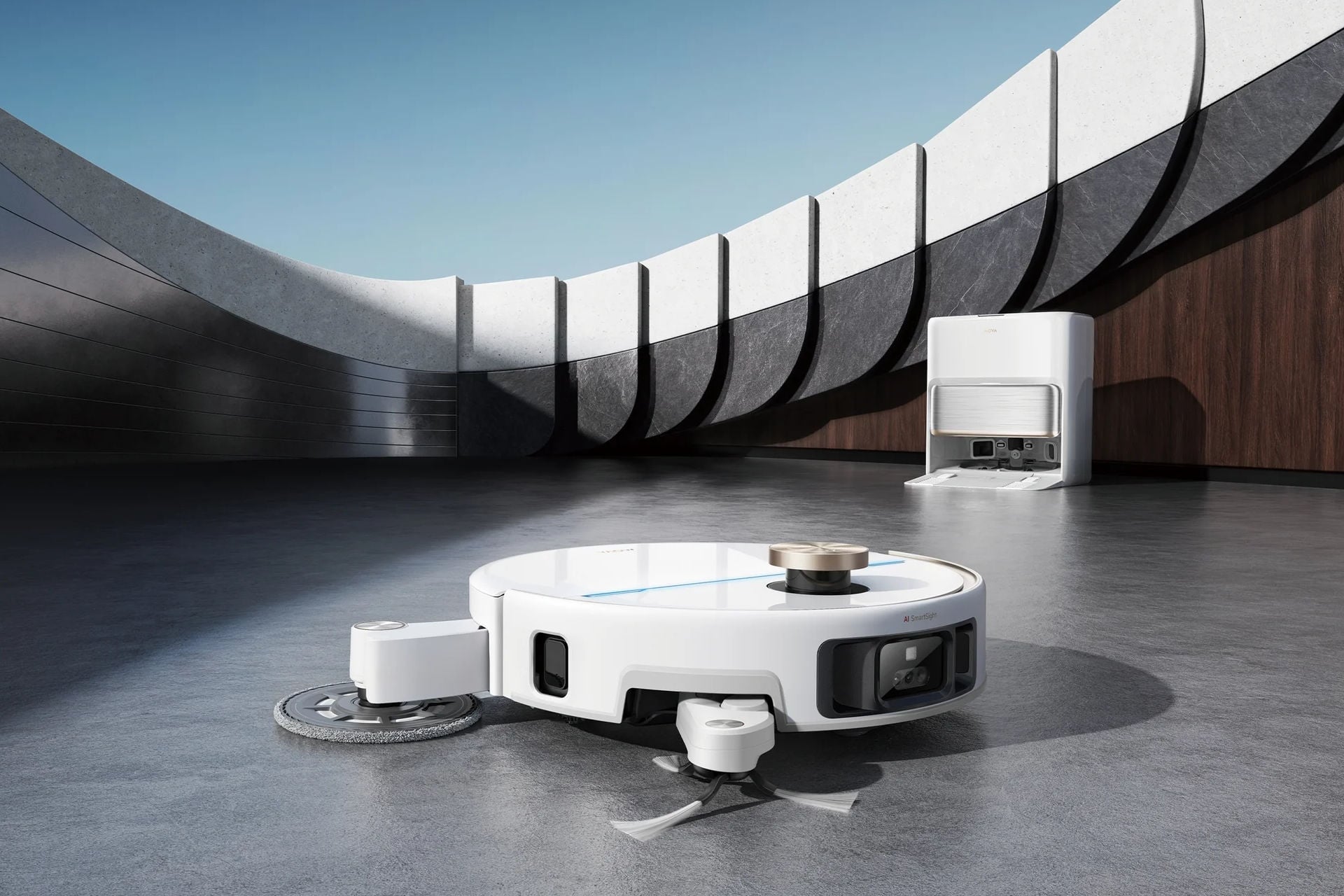 Mova's two-armed robot cleaner reaches further into corners