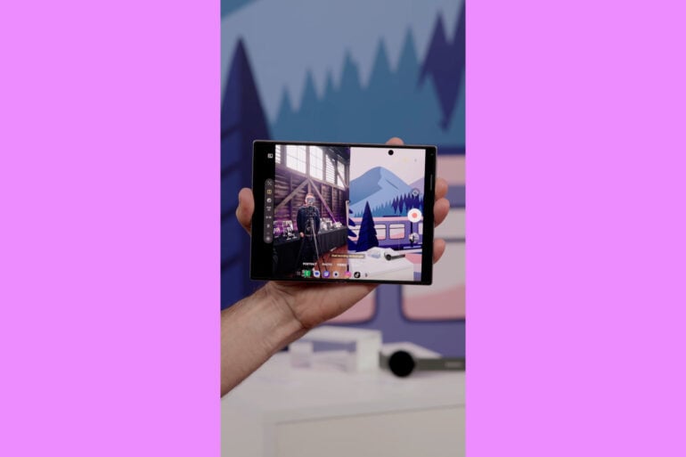 New-look dual recording mode on Galaxy Z Fold 8 is pretty neat