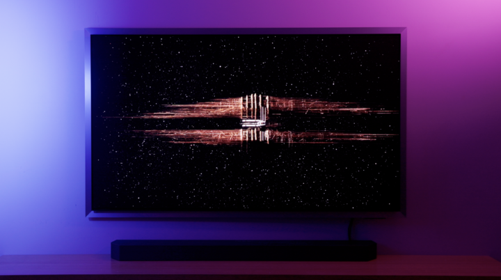 Project Hail Mary space scene on Spider Noir on Samsung OLED S95H 4K TV