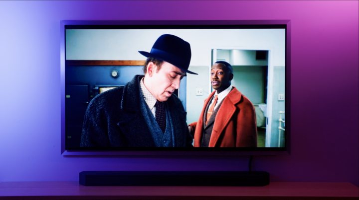 Spider Noir on Samsung OLED S95H 4K TV in colour