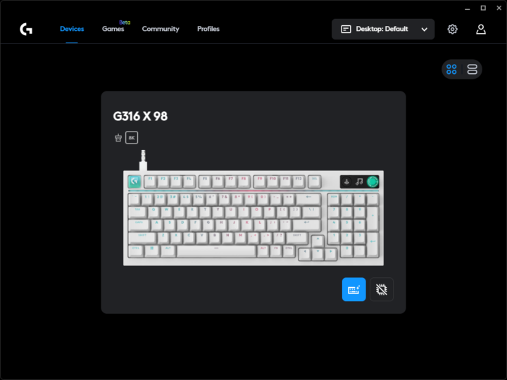 Logitech G316 X software