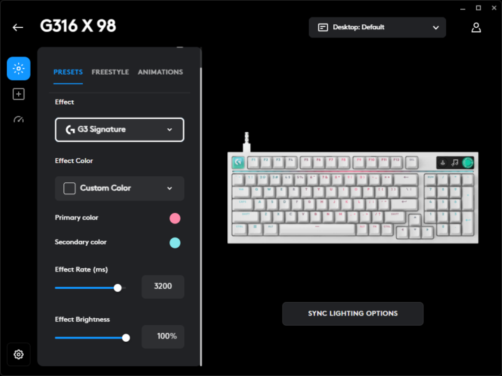 Logitech G316 X software