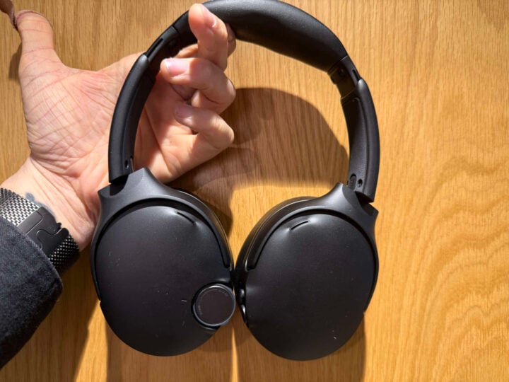 Skullcandy Crusher 1080 ANC headphones held in hand