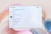 Windows updated search box on wallpaper