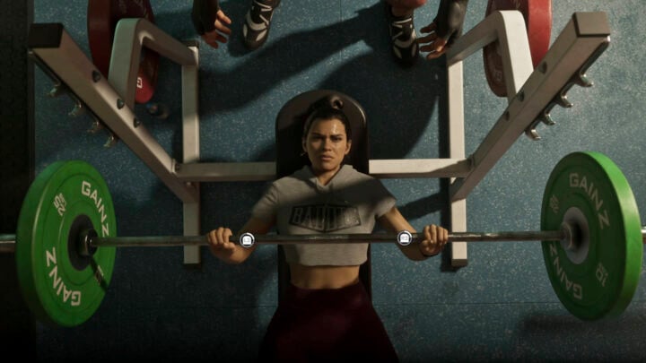 Lucia bench press GTA 6