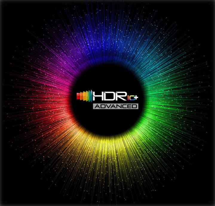 HDR10+ Advanced logo colour splash