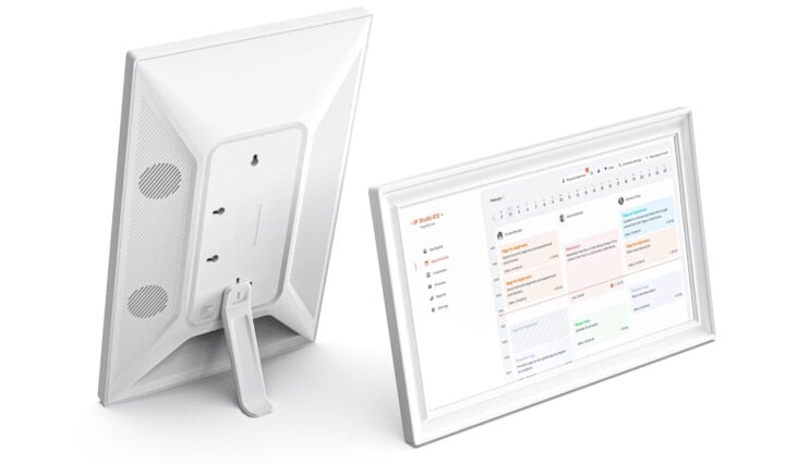 Laser digital calendar stand