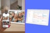 Laser digital calendar with photo app