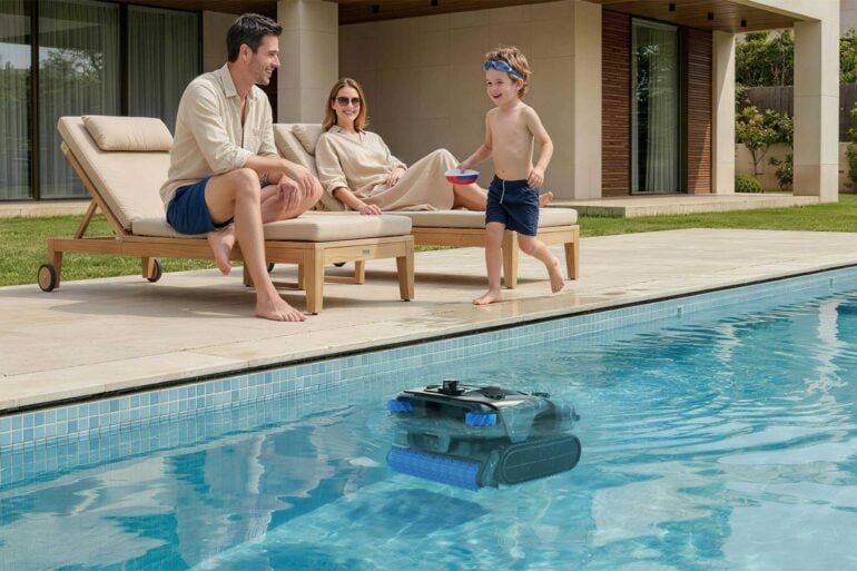 Pool cleaning is now as simple as throwing a robot in the water