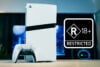 PlayStation 5 Pro with R18+ logo