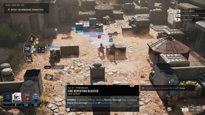 Star Wars Zero Company combat zoomed out