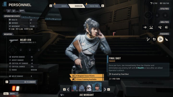 Star Wars Zero Company personnel selection